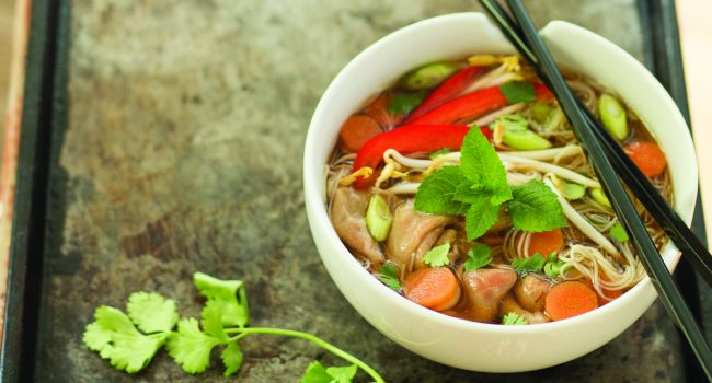 Soupe au bœuf style vietnamien